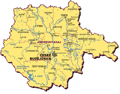 Ceske Budejovice Map