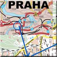 map prague